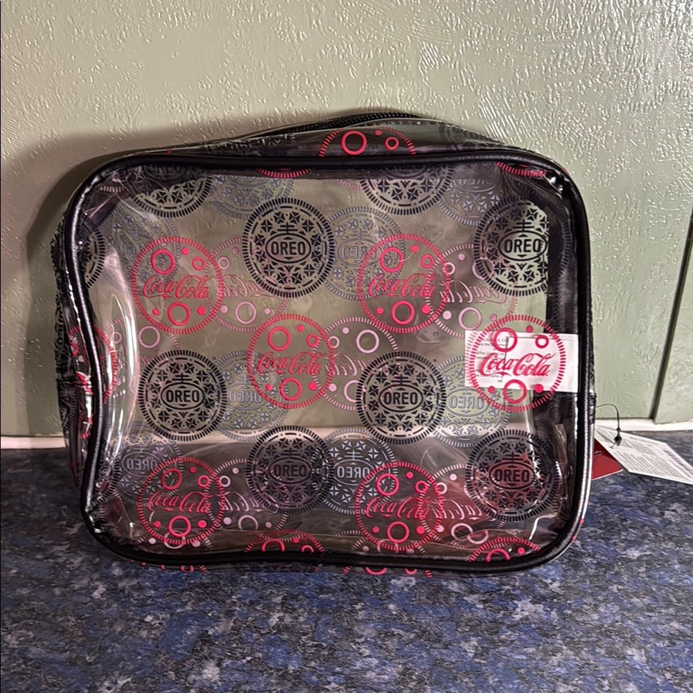 Coca-Cola and Oreo Clear Travel Bag
